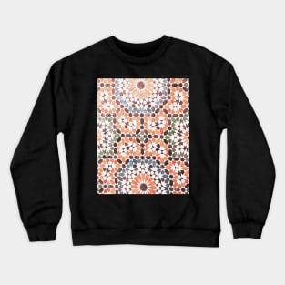 Morocco pattern, Building, Architecture, Art, Modern art, Wall art, Print, Minimalistic, Modern Crewneck Sweatshirt